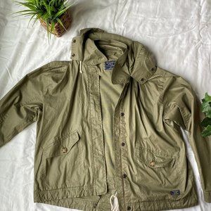 Abercrombie & Fitch Military Green Cargo Jacket